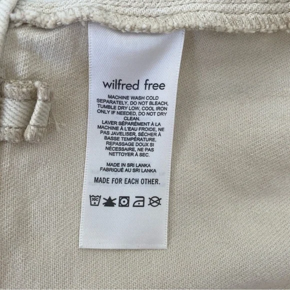 Aritzia Wilfred Free Modern Utility Pant in Gd Birch Size 6 - Picture 9 of 13